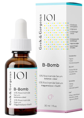 Geek & Gorgeous Siero B-Bomb 101 - 10% di Niacinamide  30 ml