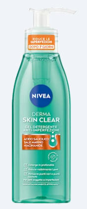 Gel Detergente Anti-Imperfezioni Derma Skin Clear 150 ml