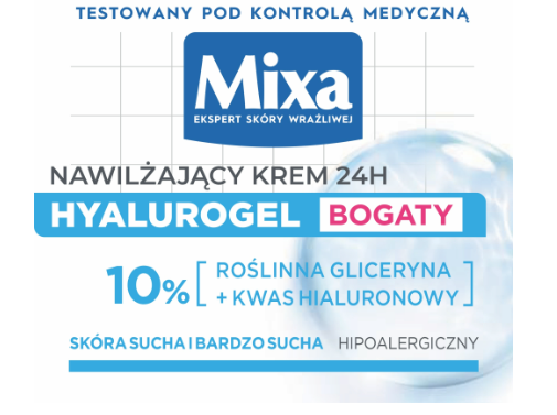 Mixa Crema Viso Hydration Hyalurogel 50 ml