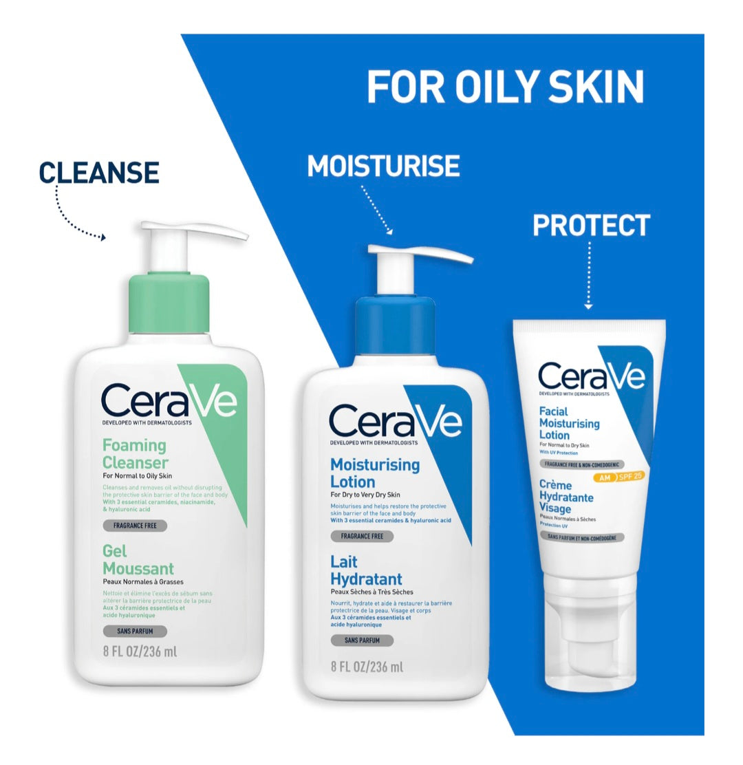 CeraVe Schiuma Detergente Per Pelli da Normali a Grasse 236 ml