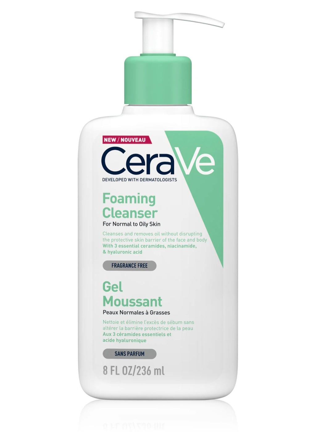 CeraVe Schiuma Detergente Per Pelli da Normali a Grasse 236 ml