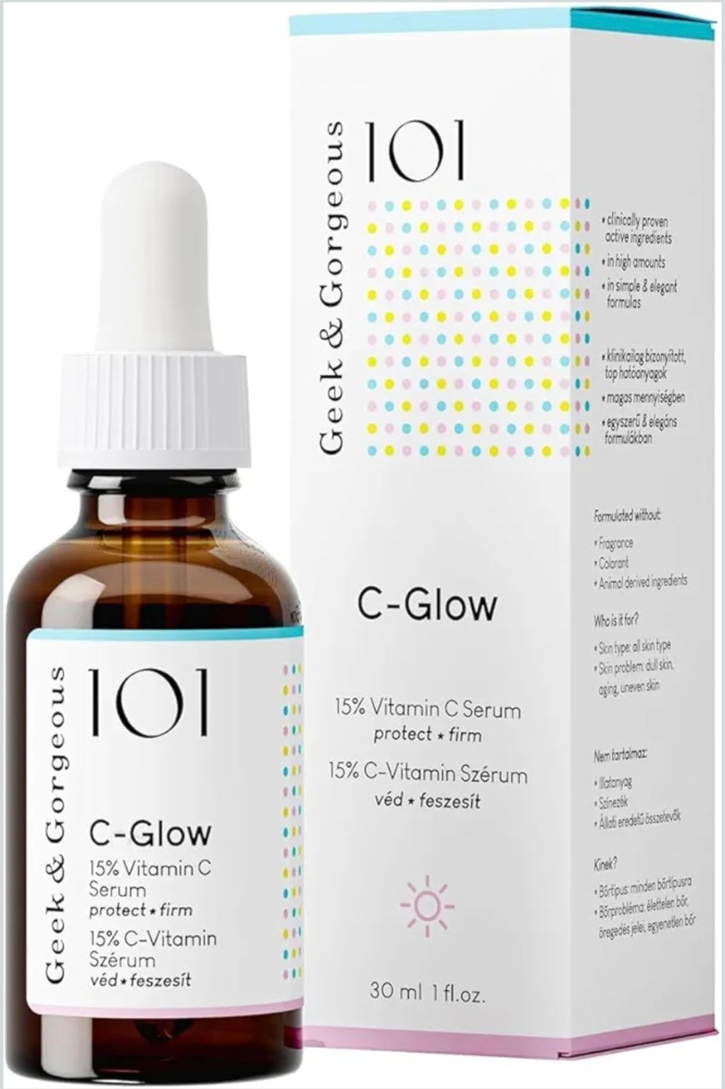 Geek & Gorgeous Siero 101 C-Glow 30 ml
