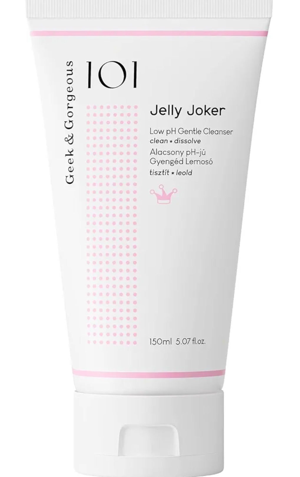 Geek & Gorgeous Jelly Joker Gel Detergente –Pulizia Delicata 150 ml